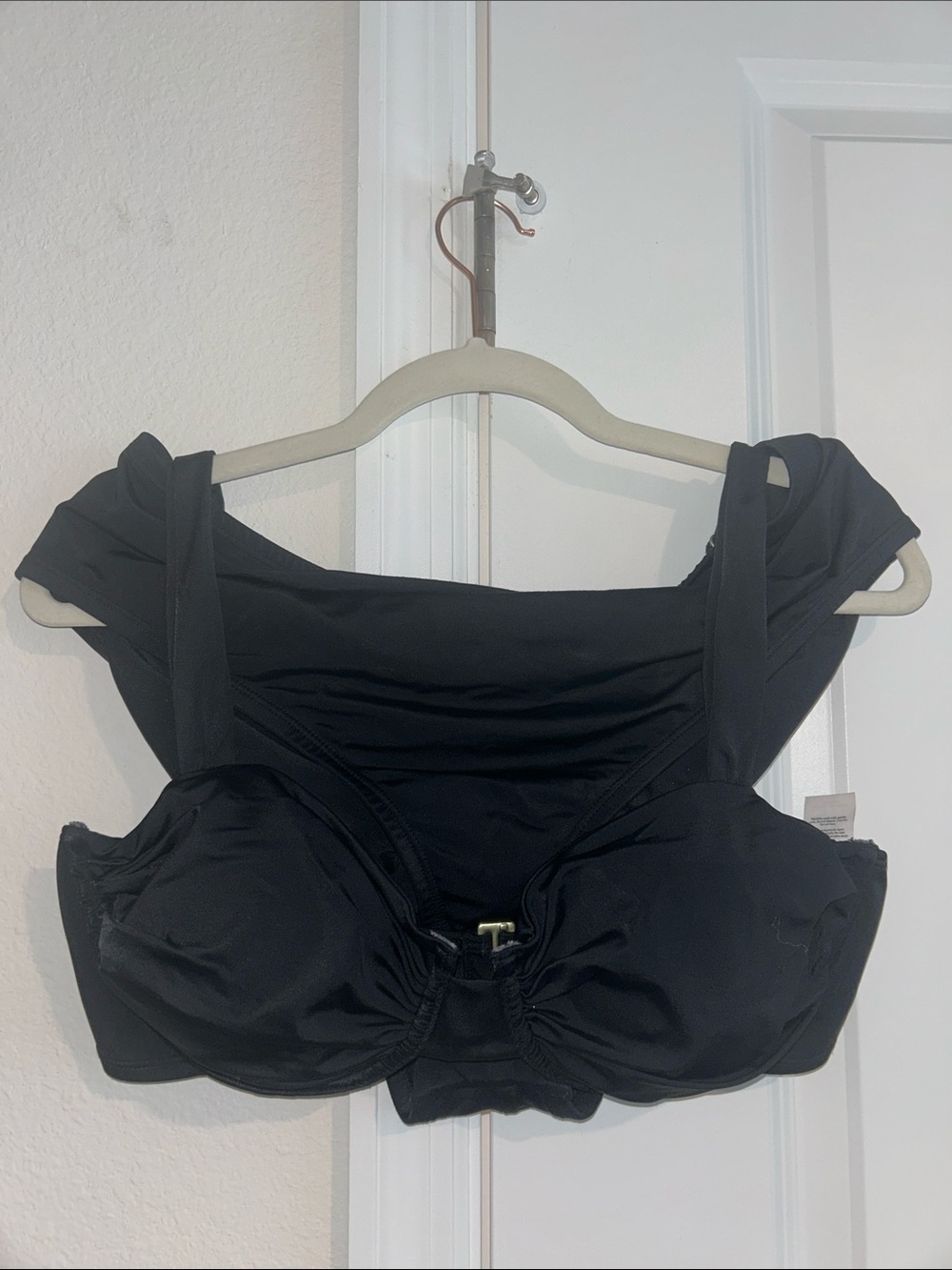 Black Underwire Bikini Top (L) and Bottom (XL)